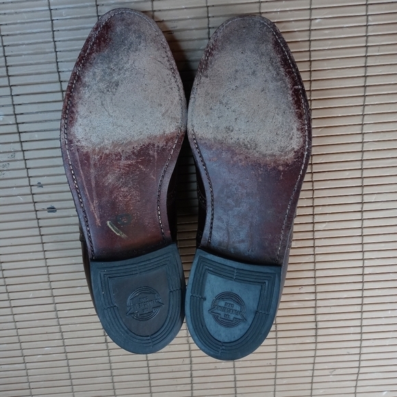 Florsheim men\'s brown leather wingtip Oxford shoe. Sz 10 EEE. Great condition. 3 main image 5